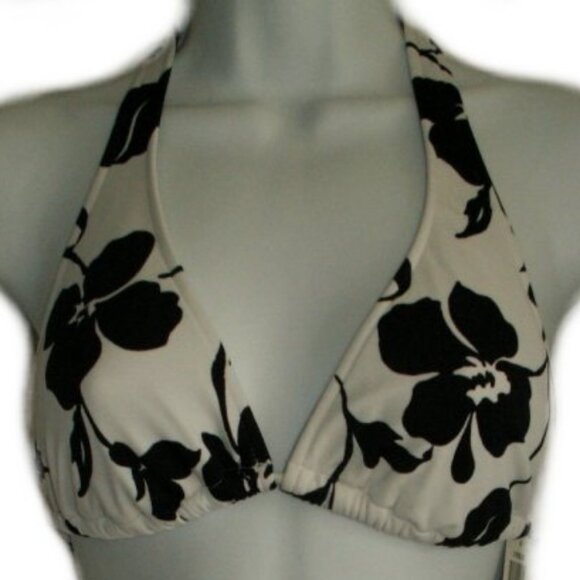 INC International Concepts Black White Floral Bikini - Sz 8 - NEW - Picture 8 of 9